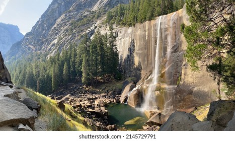 Waterfall In Yosemite National Park