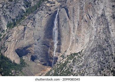 Waterfall In Yosemite National Park, California