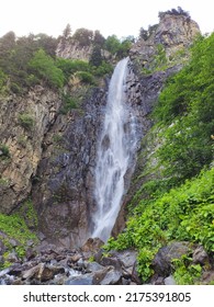 Waterfalls. Amazing And Peaceful Views In Nature. Green, Beautiful, Great Trees, Waterfalls. You Can Relax And Heal Yourself With These Amazing Views.