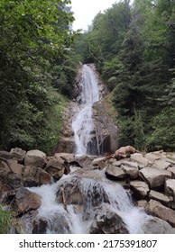 Waterfalls. Amazing And Peaceful Views In Nature. Green, Beautiful, Great Trees, Waterfalls. You Can Relax And Heal Yourself With These Amazing Views.