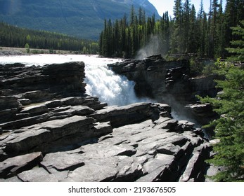 Waterfalls Of The Athabasca River