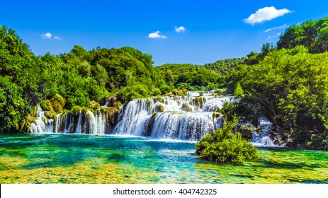 Cachoeiras Krka, Parque Nacional, Dalmácia, Croácia