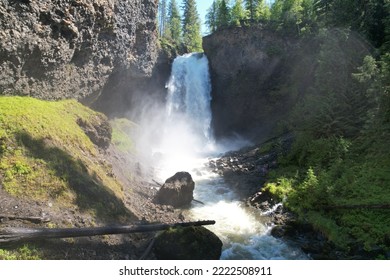 Waterfalls In Northern British Colombia, Canada