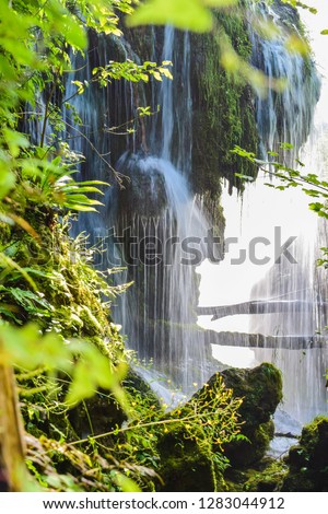 Waterfalls in the rivers Slunj and Koran. Croatia.