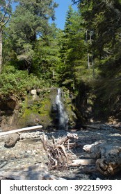 Waterfalls Seen While Hiking West Coast Trail, British Columbia, Canada