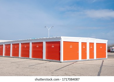 Waterford, MI / USA - 04 28 2020: Uhaul Storage 