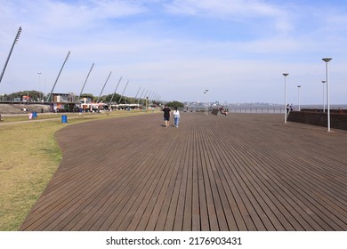 Waterfront Of Guaíba Park In The City Of Porto Alegre, Brazil.