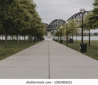 Waterfront Park Walkway In Louisville