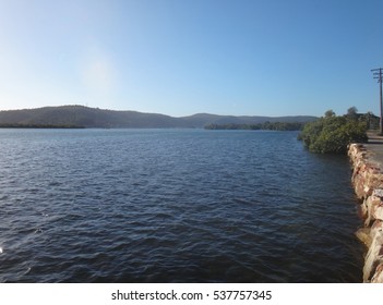 Waterfront Scene Of Saratoga, NSW Central Coast Australia.