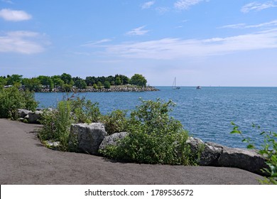 Waterfront Trail Beside Lake Ontario, Near Toronto