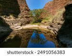 Waterhole in the Bungle Bungle ranges (Purnululu), surrounded by the beehive domes, Western Australia