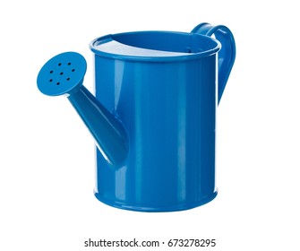Watering can on isolated white background