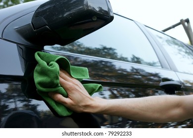 Waterless Car Wash, Human Hand Work