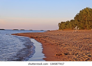 Waterline At The Lake Beach