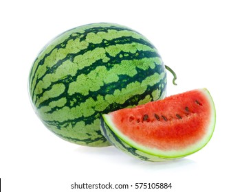 Watermelon Isolated On White