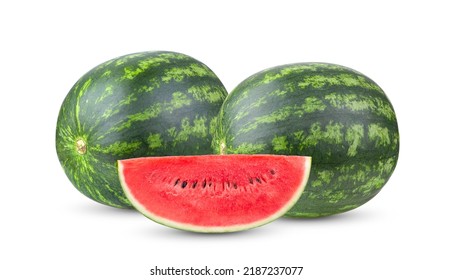 Watermelon Isolated On White Background