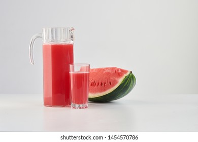 Watermelon Juice In The Carafe