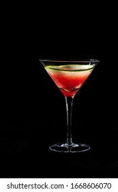 Watermelon Martini Cocktail Or Mocktail Alcohol Free