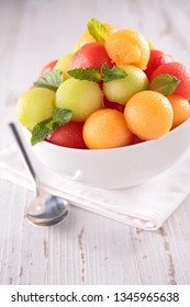 Watermelon And Melon Salad