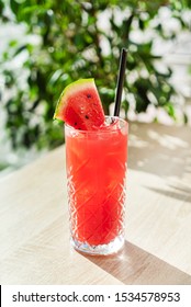 Watermelon Mocktail In The Cafe