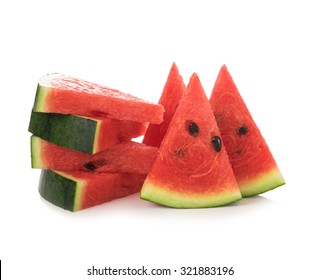 Watermelon On White Background