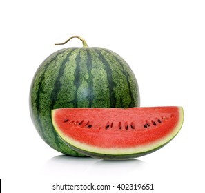 Watermelon On White Background