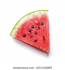 watermelon on white background. High quality photo