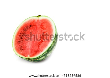 watermelon on white background, isolate.