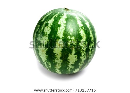 watermelon on white background, isolate.