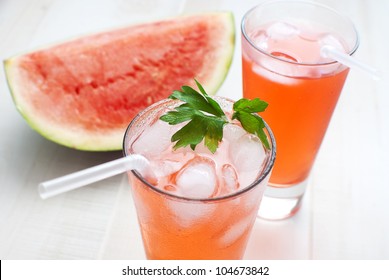 Watermelon Punch Or Lemonade Iced