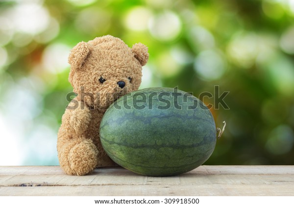 watermelon teddy bear
