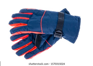 Waterproof Gloves For Winter Sport. Studio Photo