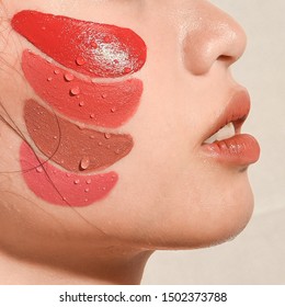 het kan Verouderd Oxideren Waterproof Waterproof Lipstick Test Stock Photo (Edit Now) 1502373788
