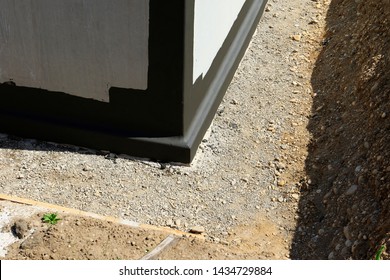 Waterproofing Of Basement Joints On The Edge.