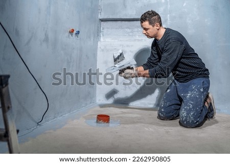 waterproofing of the bathroom floor in a new building