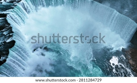 Waters flow with force toward, away, and over the falls as the landscape creates a constraining channel in which people use to view the masterpiece of mother nature.