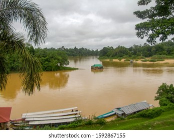 Waterside Scenery At Pahang River In Malaysia