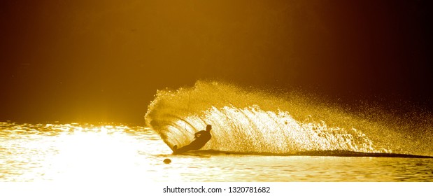 Waterski On A Lake