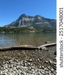 Waterton lake view from water