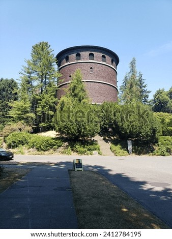 The Watertower observation tower, outside Volunteer Park, Seattle, WA. 