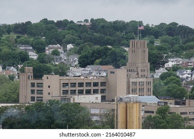 Watertown, Massachusetts, USA - May 28, 2022: Aerial View Of The Morton A. Madoff Center, The Corporate Headquarters For Tufts Health Plan