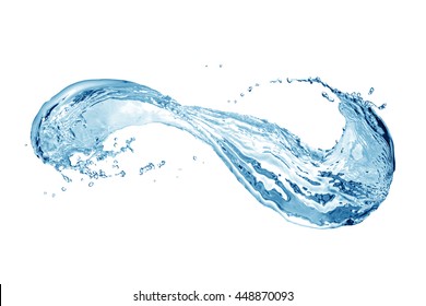 water,water splash isolated on white background


