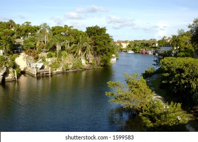 Waterway In Coral Gables Florida