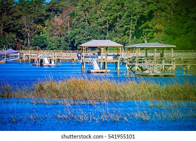 Waterway And Marsh Views On Johns Island South Carolina