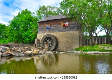 waterwheel from the grant old mill in Winnipeg Manitoba