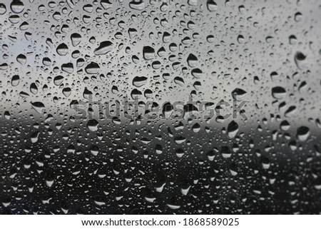 wather drops in black and withe 