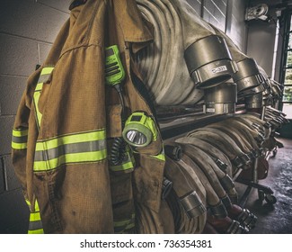 Wather Hoses And Firefighter Protection Gear