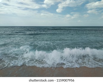wave in beach