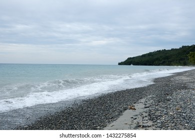 The wave in the beach