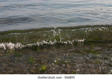a wave breaking